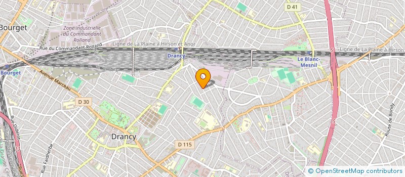 localisation de l'entreprise BVT-BAT  DRANCY