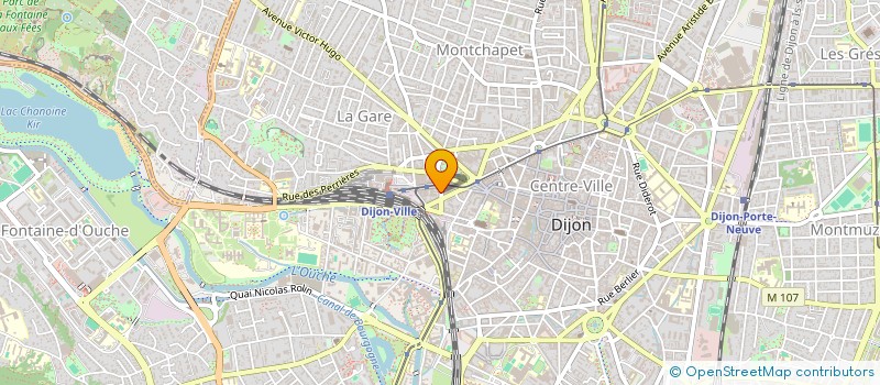 localisation de l'entreprise BVV à DIJON