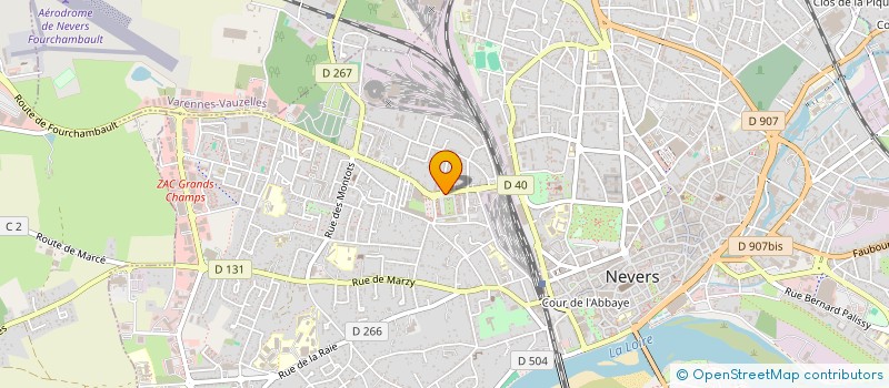 localisation de l'entreprise BVW FACTORY  MAGNY-COURS