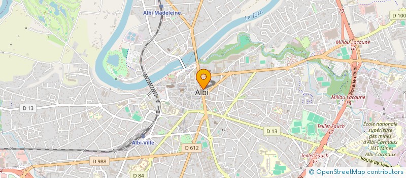 localisation de l'entreprise BW ALBI à ALBI