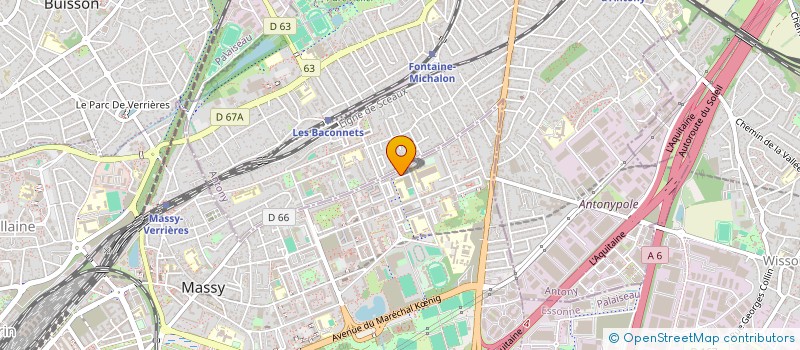 localisation de l'entreprise BW ENTERTAINMENT  MASSY