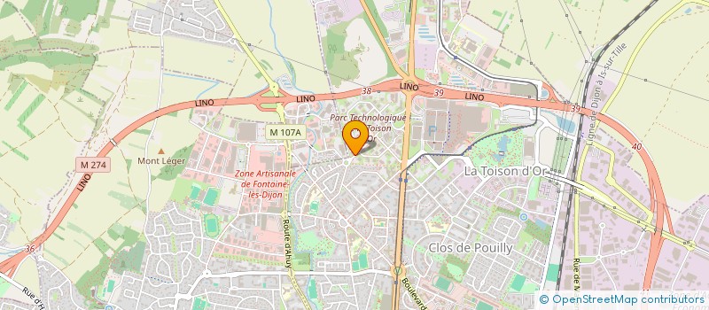 localisation de l'entreprise BW EXPERTISE  DIJON