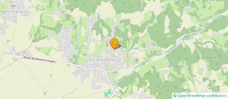 localisation de l'entreprise BW HOLDING  LES COTES-D'AREY