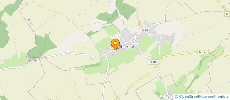 localisation de l'entreprise BW' NET  UF-EN-TERNOIS