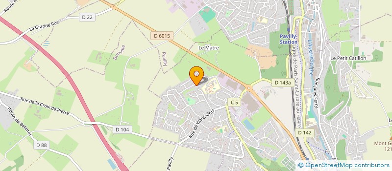 localisation de l'entreprise BW ONE  BARENTIN