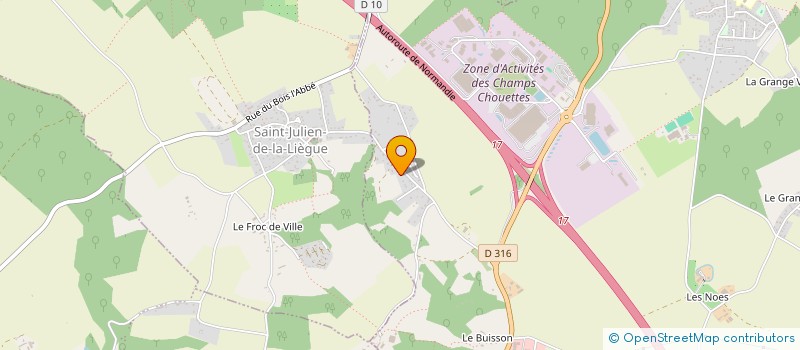 localisation de l'entreprise BW PRESTATIONS  SAINT-AUBIN-SUR-GAILLON