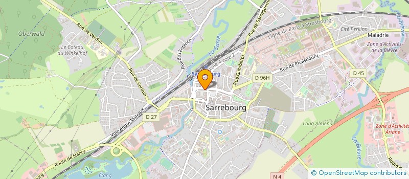 localisation de l'entreprise BW SARREBOURG 2 à SARREBOURG