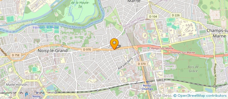 localisation de l'entreprise BW SERVICES à NOISY-LE-GRAND