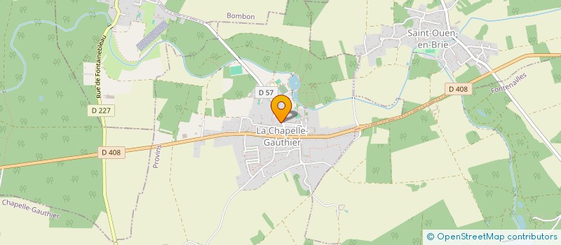 localisation de l'entreprise BW TRANSPORT  LA CHAPELLE-GAUTHIER