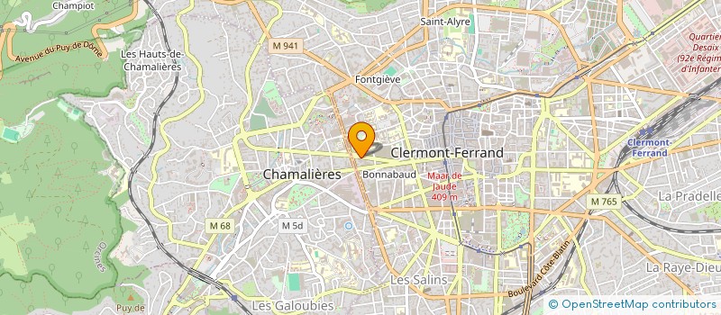 localisation de l'entreprise BWA  CLERMONT-FERRAND