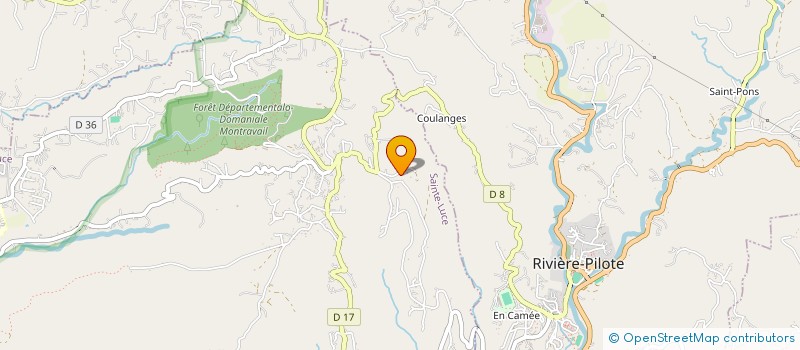 localisation de l'entreprise BWA GRYE  SAINTE LUCE