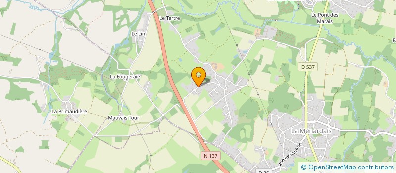 localisation de l'entreprise BWA LELE ORGANISATION  TREILLIERES