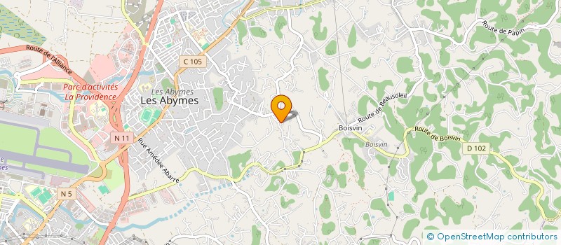 localisation de l'entreprise BWADA ART  LES ABYMES