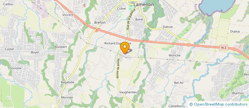 localisation de l'entreprise BWAJOLI ROUTA  LAMENTIN