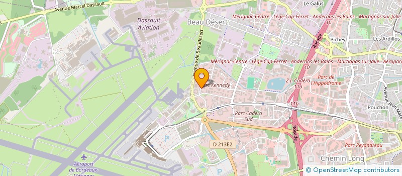 localisation de l'entreprise BWC MEDIA à MERIGNAC