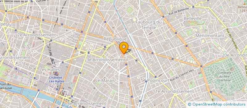 localisation de l'entreprise BWE à PARIS