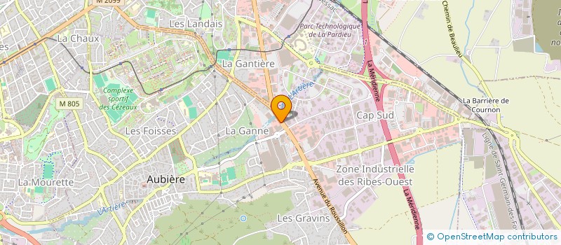 localisation de l'entreprise BWEAR  AUBIERE