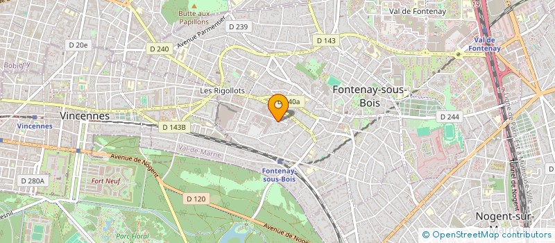 localisation de l'entreprise BWG ASSOCIATES à FONTENAY-SOUS-BOIS