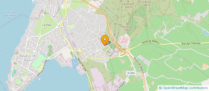 localisation de l'entreprise BWHM CLOS DE L'AUBE ROUGE  BALARUC-LES-BAINS