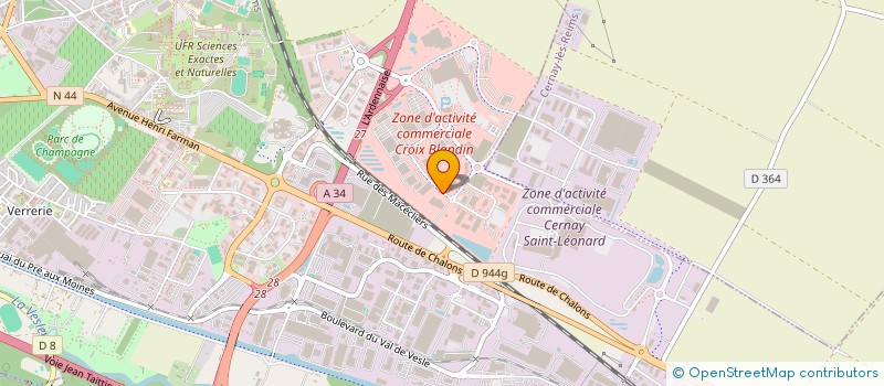 localisation de l'entreprise BWI  REIMS