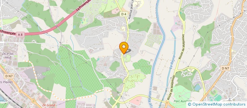 localisation de l'entreprise BWK à FREJUS