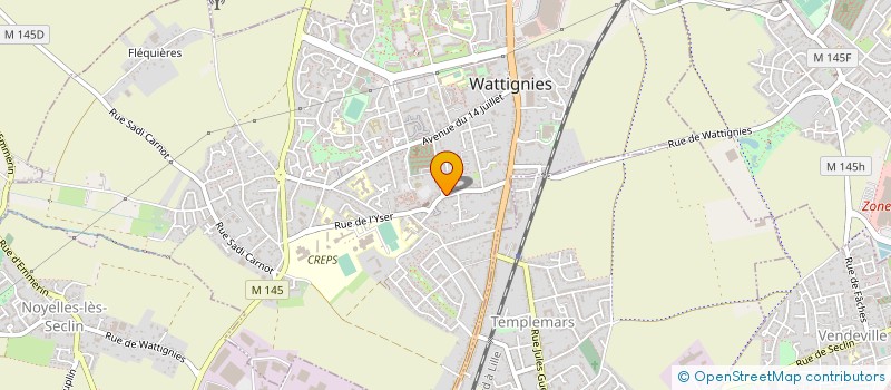 localisation de l'entreprise BWL  WATTIGNIES