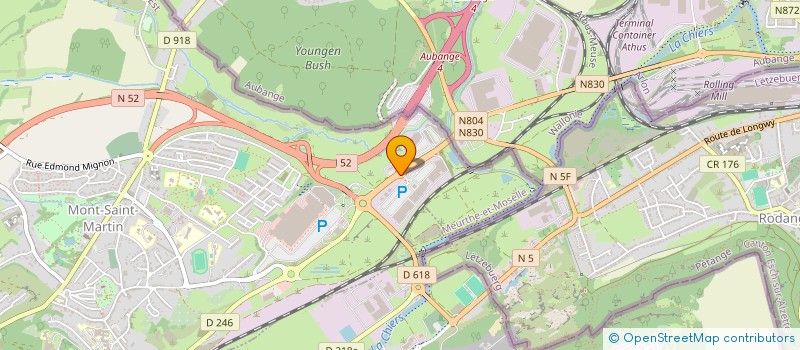 localisation de l'entreprise BWMETZ  METZ