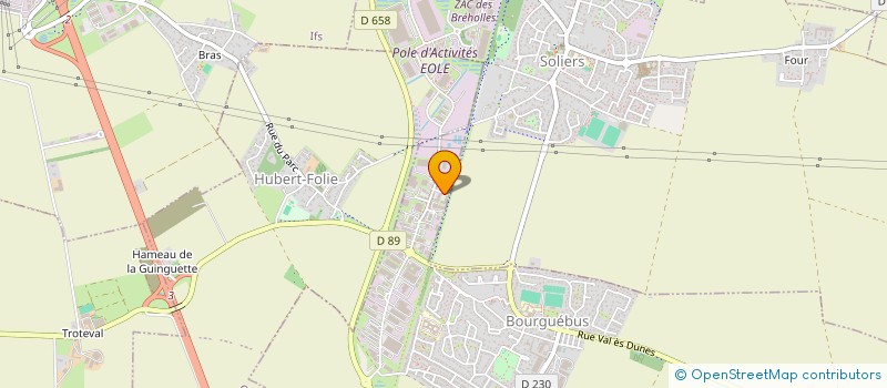 localisation de l'entreprise BWN  BOURGUEBUS