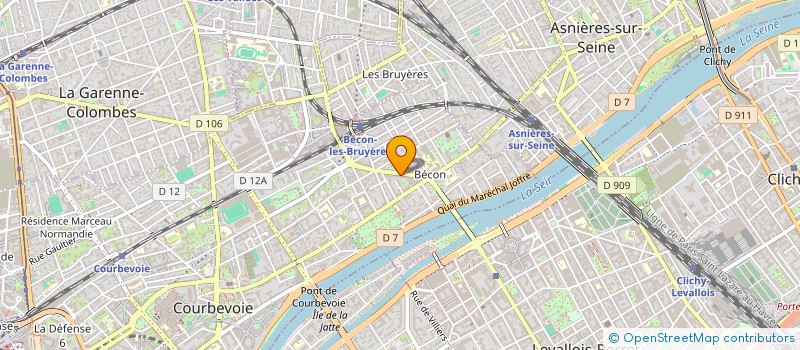 localisation de l'entreprise BWORKS IT à COURBEVOIE
