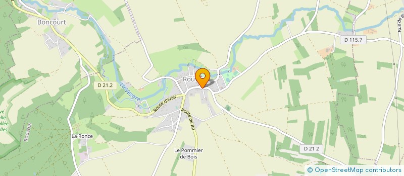 localisation de l'entreprise BWS à ROUVRES
