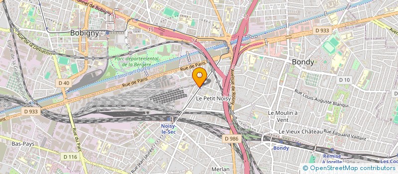 localisation de l'entreprise BWS DRIVER à NOISY-LE-SEC