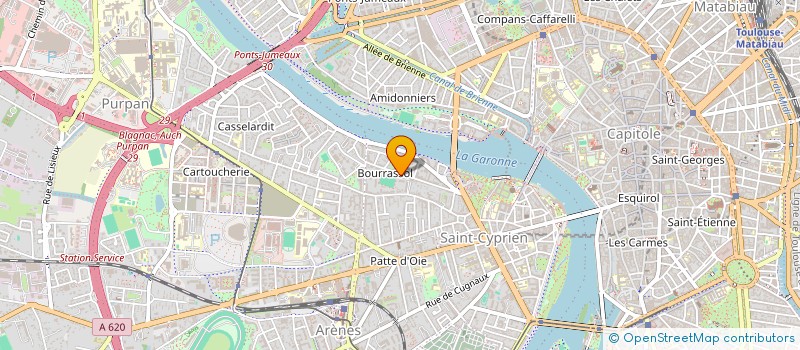 localisation de l'entreprise BWS FINANCE à TOULOUSE