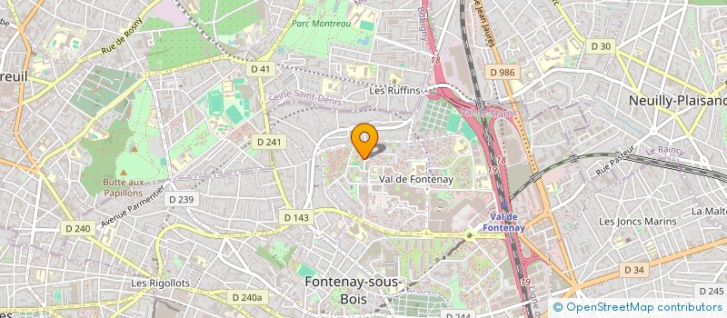 localisation de l'entreprise BWT à FONTENAY-SOUS-BOIS