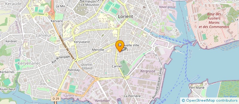 localisation de l'entreprise BX IMMO  LORIENT