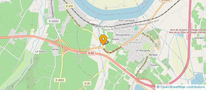 localisation de l'entreprise BX INVEST  ARVEYRES