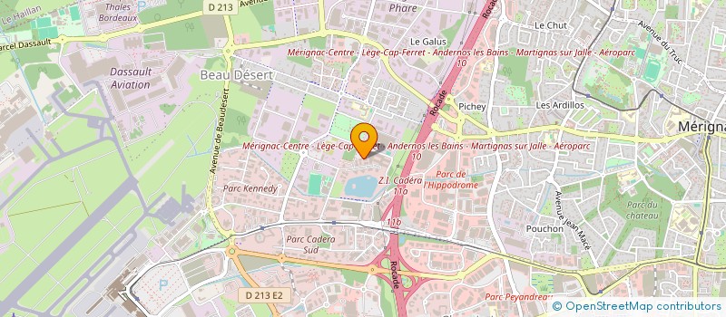 localisation de l'entreprise BX-JV à MERIGNAC