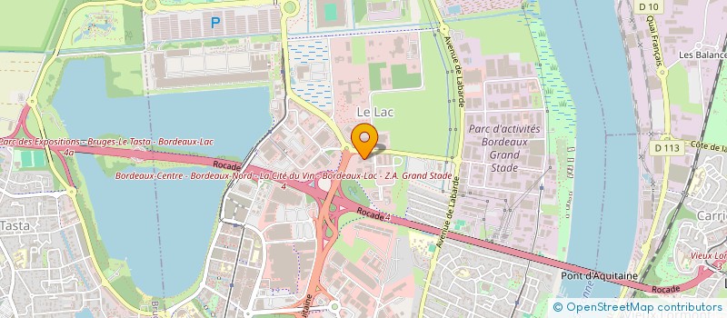 localisation de l'entreprise BX NORD STATIONS  BORDEAUX