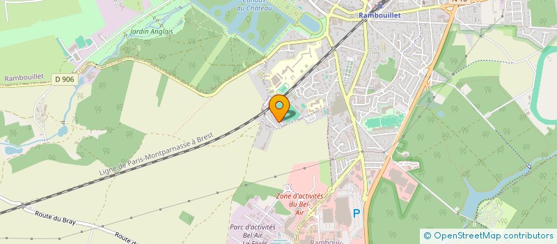 localisation de l'entreprise BX2A  RAMBOUILLET