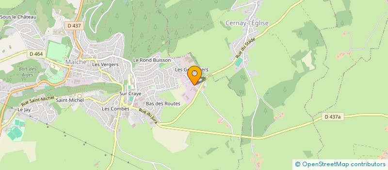 localisation de l'entreprise BX2L  MAICHE