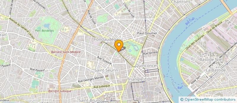 localisation de l'entreprise BXT à BORDEAUX