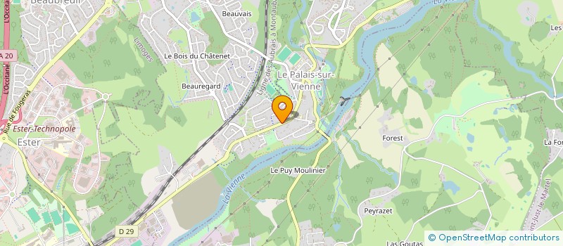 localisation de l'entreprise BY  LE PALAIS-SUR-VIENNE