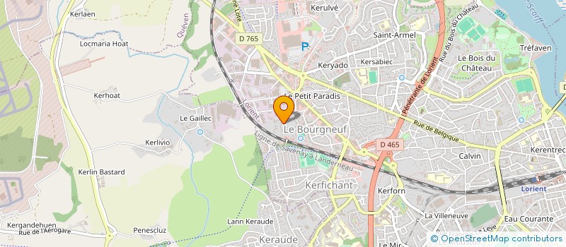 localisation de l'entreprise BY 9 AGENCY  LORIENT