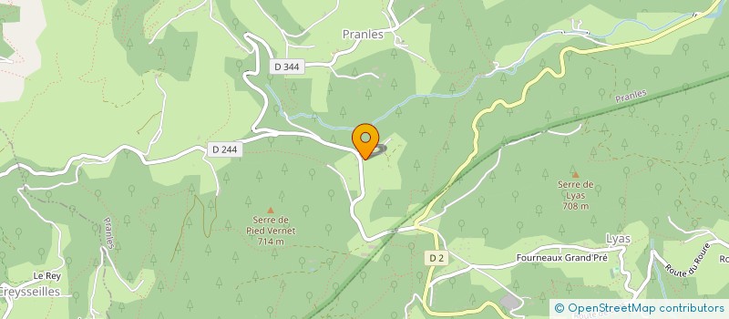 localisation de l'entreprise BY ARDECHE MACONNERIE  FLAVIAC