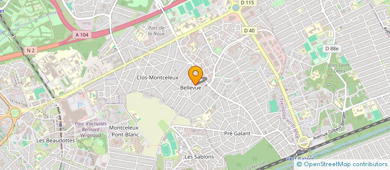 localisation de l'entreprise BY AU BON PAIN à VILLEPINTE