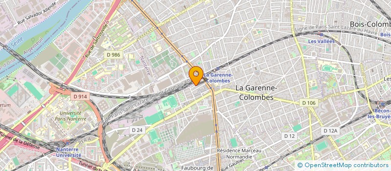 localisation de l'entreprise BY AUDREY CHEMIR à LA GARENNE-COLOMBES