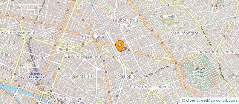 localisation de l'entreprise BY B.  PARIS