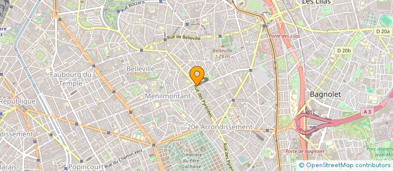 localisation de l'entreprise BY BADDACHE  PARIS