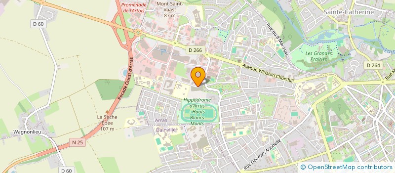 localisation de l'entreprise BY BAT à ARRAS