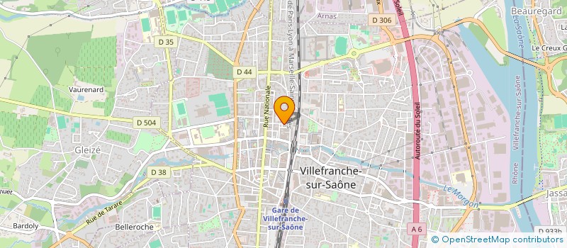 localisation de l'entreprise BY BOUTONNAT  VILLEFRANCHE-SUR-SAONE