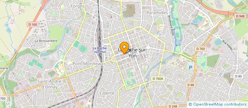 localisation de l'entreprise BY COM à LA ROCHE-SUR-YON